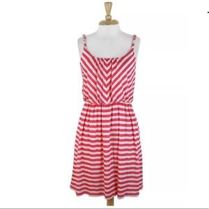 New Ann Taylor LOFT Striped Jersey Blouson Dress S